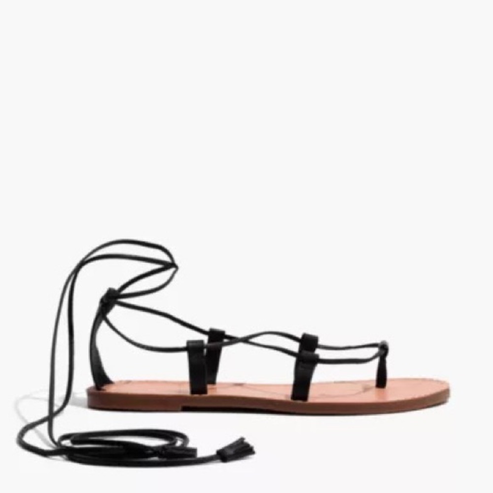Madewell Boardwalk Lace-Up Sandals